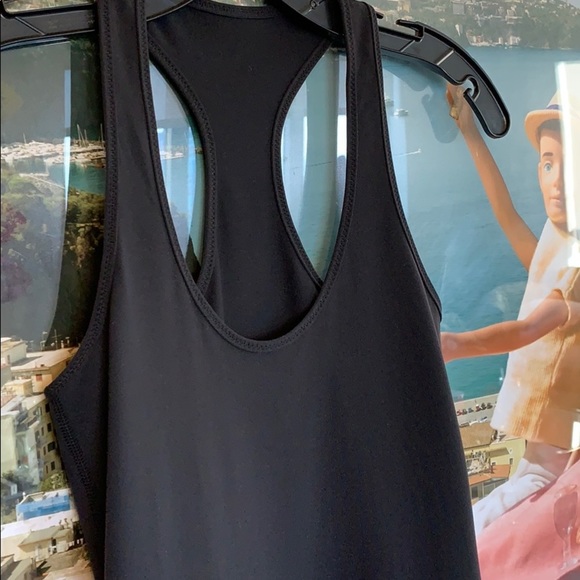💕HP💕Lululemon LIMITED EDITION cool racerback black ruffled hem tank - Picture 8 of 12